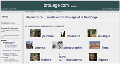 Desktop Screenshot of brouage.com