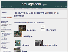 Tablet Screenshot of brouage.com